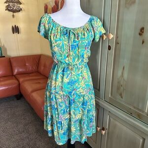 Indigo Rose Dress